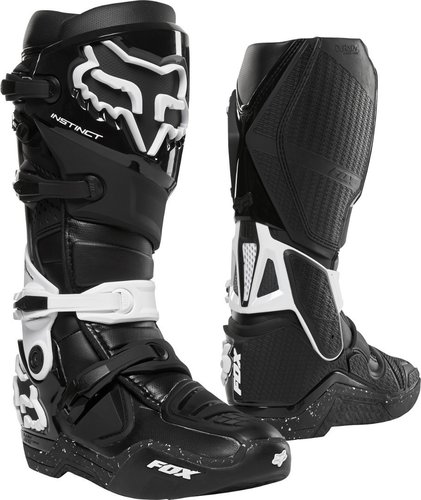 Fox Instinct Motocross Boots Zwart Wit 45 fox kopen in de aanbieding