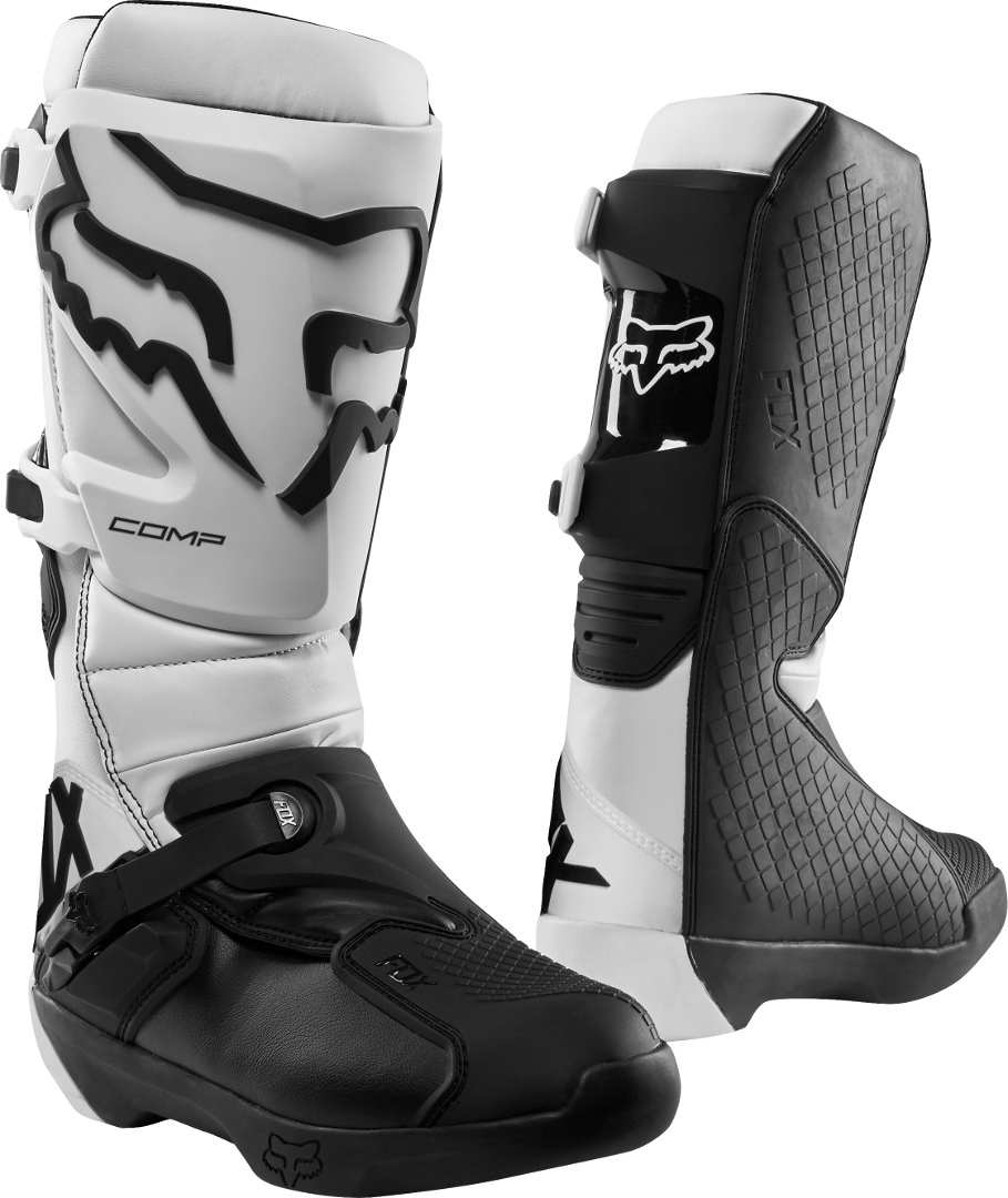 FOX Comp Bottes de motocross Blanc 45