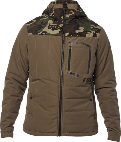 Fox Podium Jas Groen Bruin fox kopen in de aanbieding