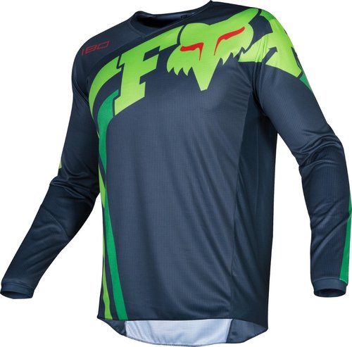 Fox 180 Cota Motorcross Jersey Blauw 2Xl fox kopen in de aanbieding