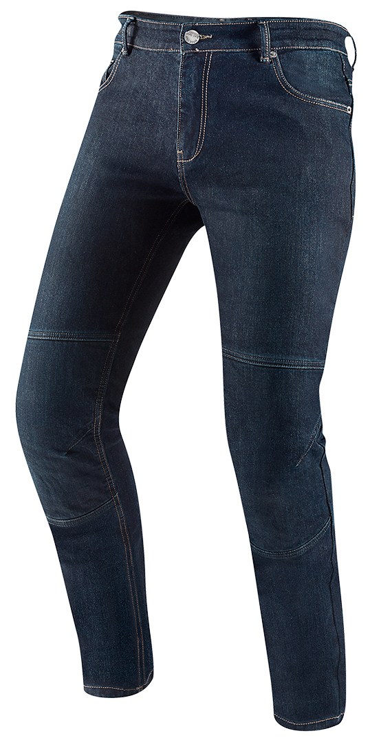 Image of Black-Cafe London Fame Jeans de moto Bleu 33