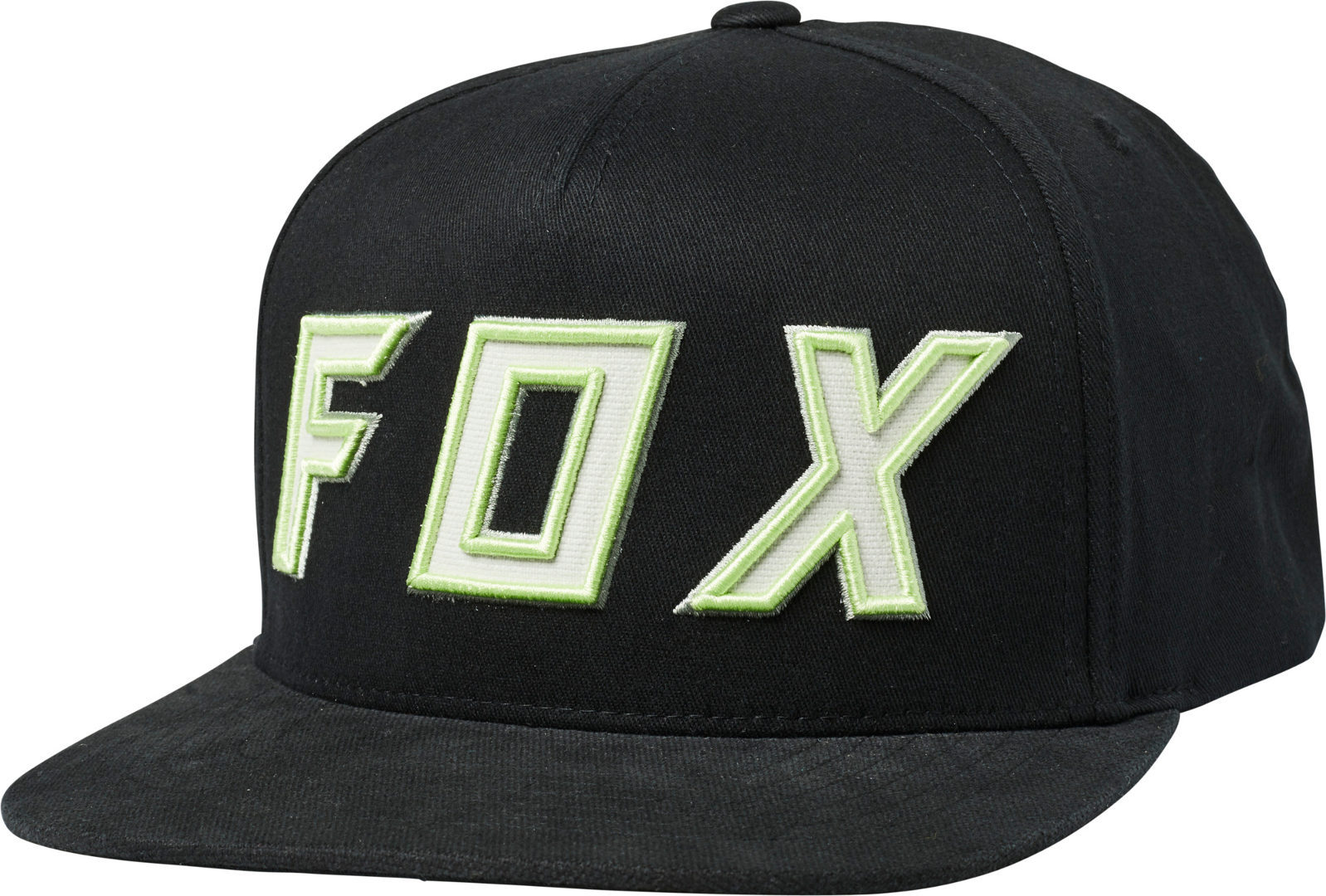 FOX Posessed Snapback Chapeau Noir Vert unique taille