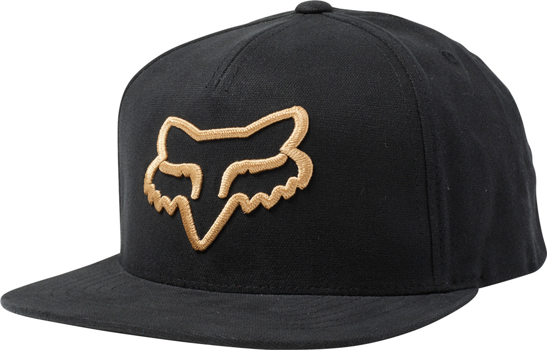 FOX Instill Snapback Chapeau Noir Jaune unique taille