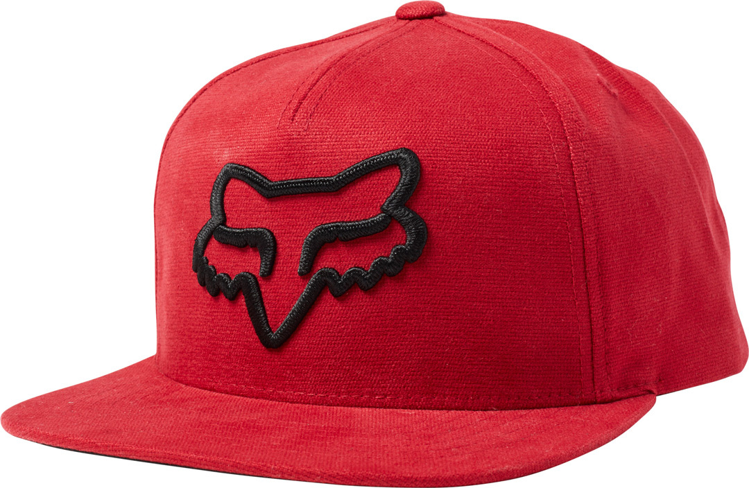 FOX Instill Snapback Chapeau Noir Rouge unique taille