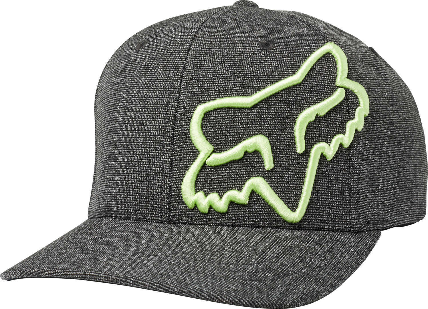 FOX Clouded Flexfit Cap Noir Vert S M