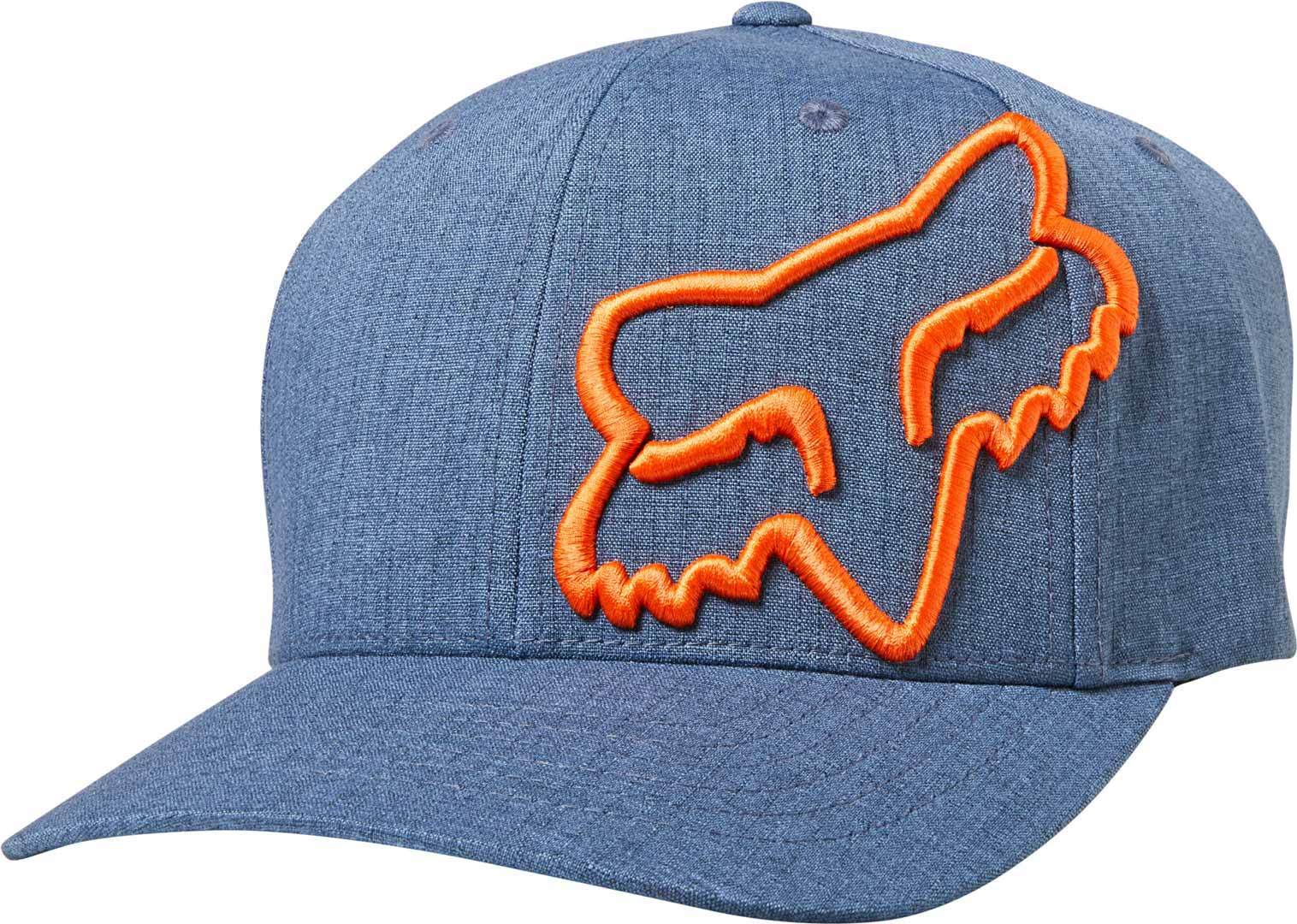 FOX Clouded Flexfit Cap Bleu Orange S M