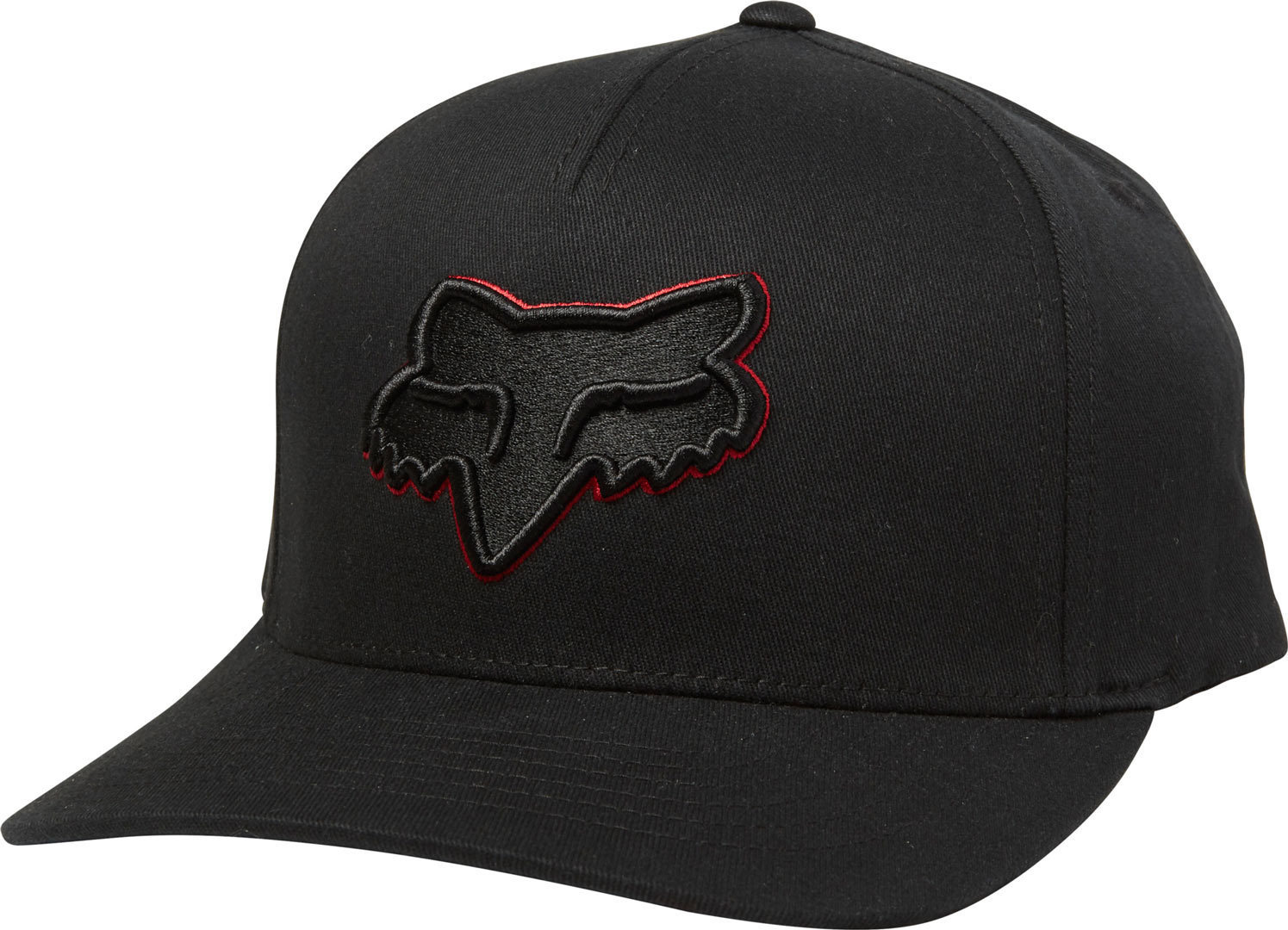 FOX Epicycle Flexfit Cap Noir Rouge S M