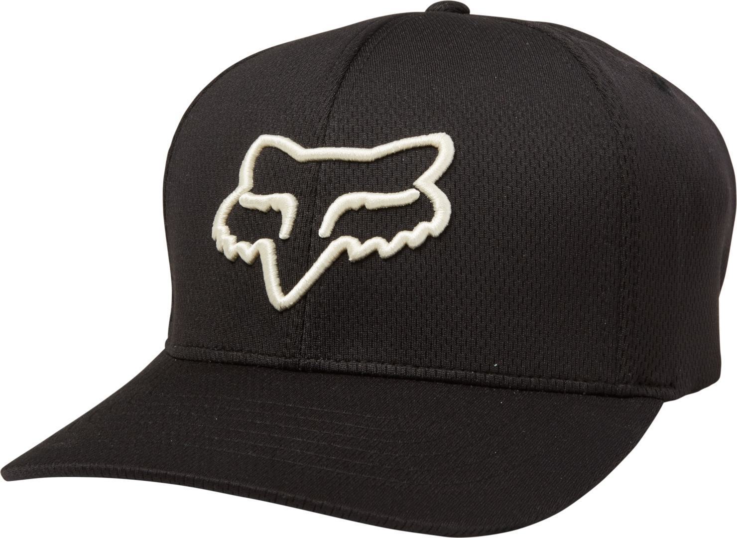 FOX Lithotype Flexfit Cap Noir Blanc L XL