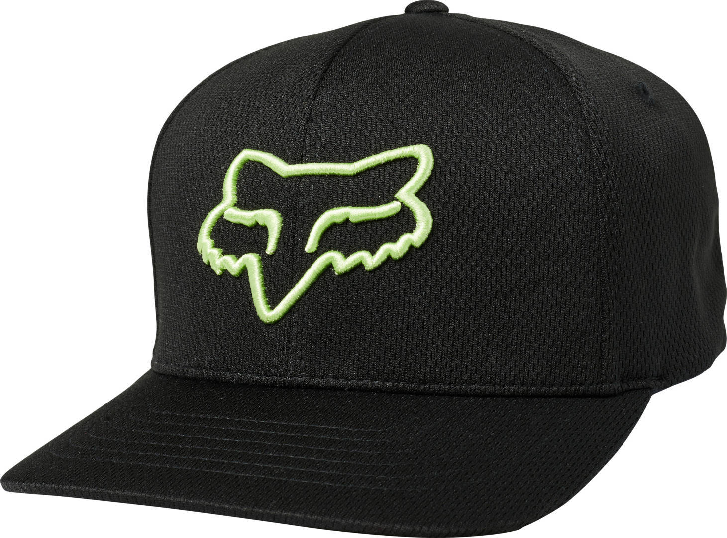FOX Lithotype Flexfit Cap Noir Vert S M