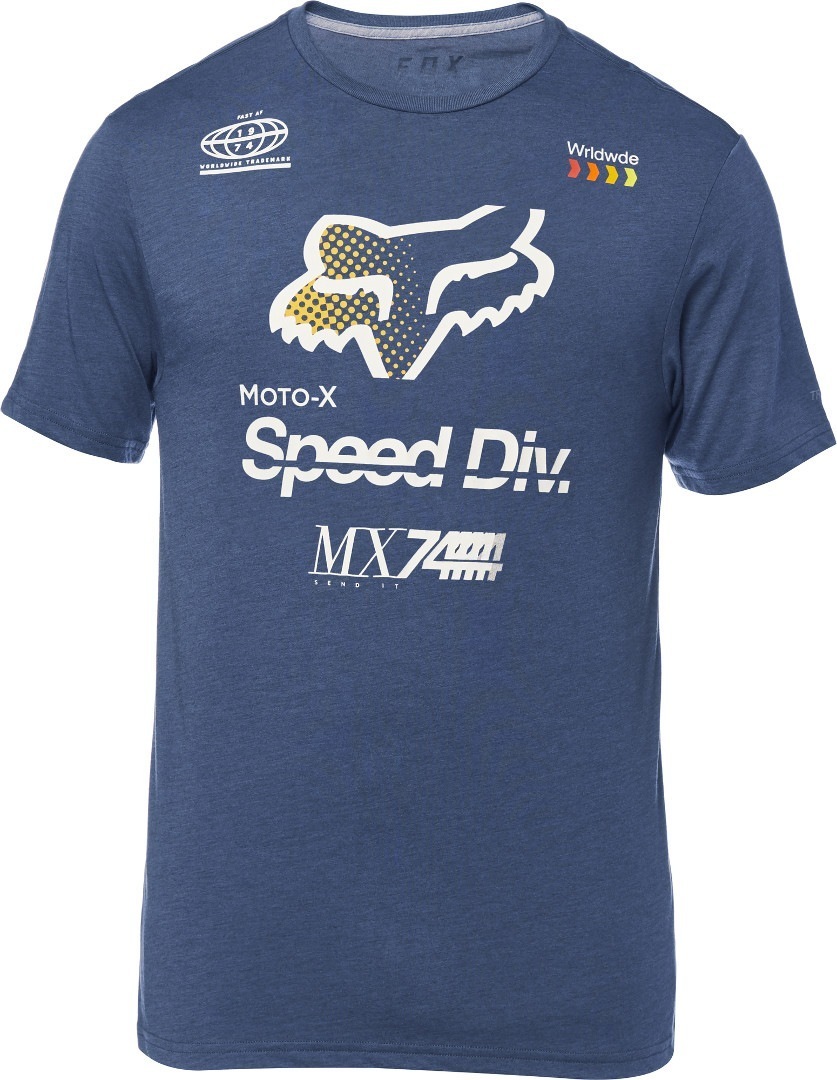 FOX Murc Toner SS Tech Tee T-Shirt Bleu S