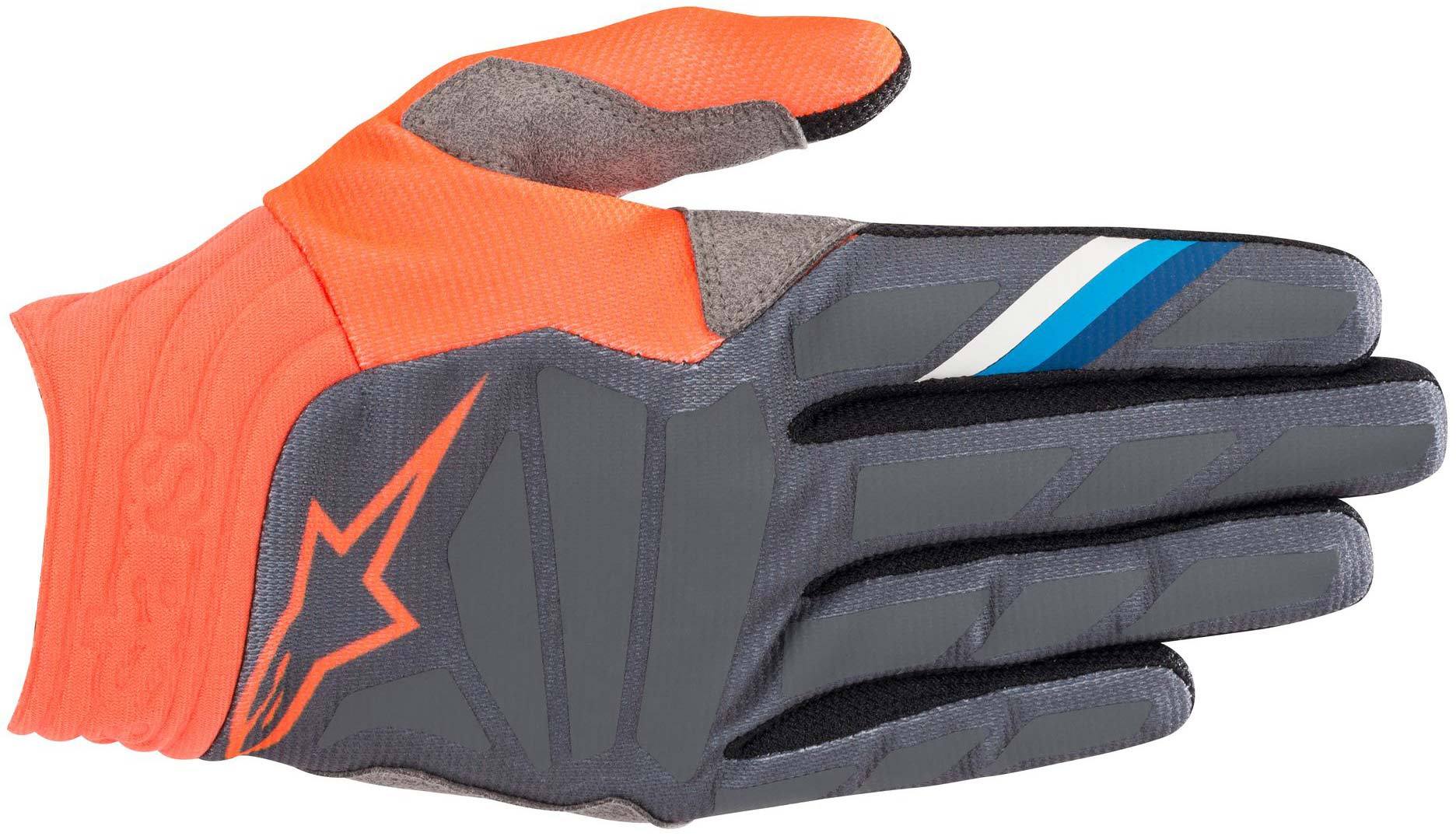 Alpinestars Aviator Gants de motocross Gris Orange S