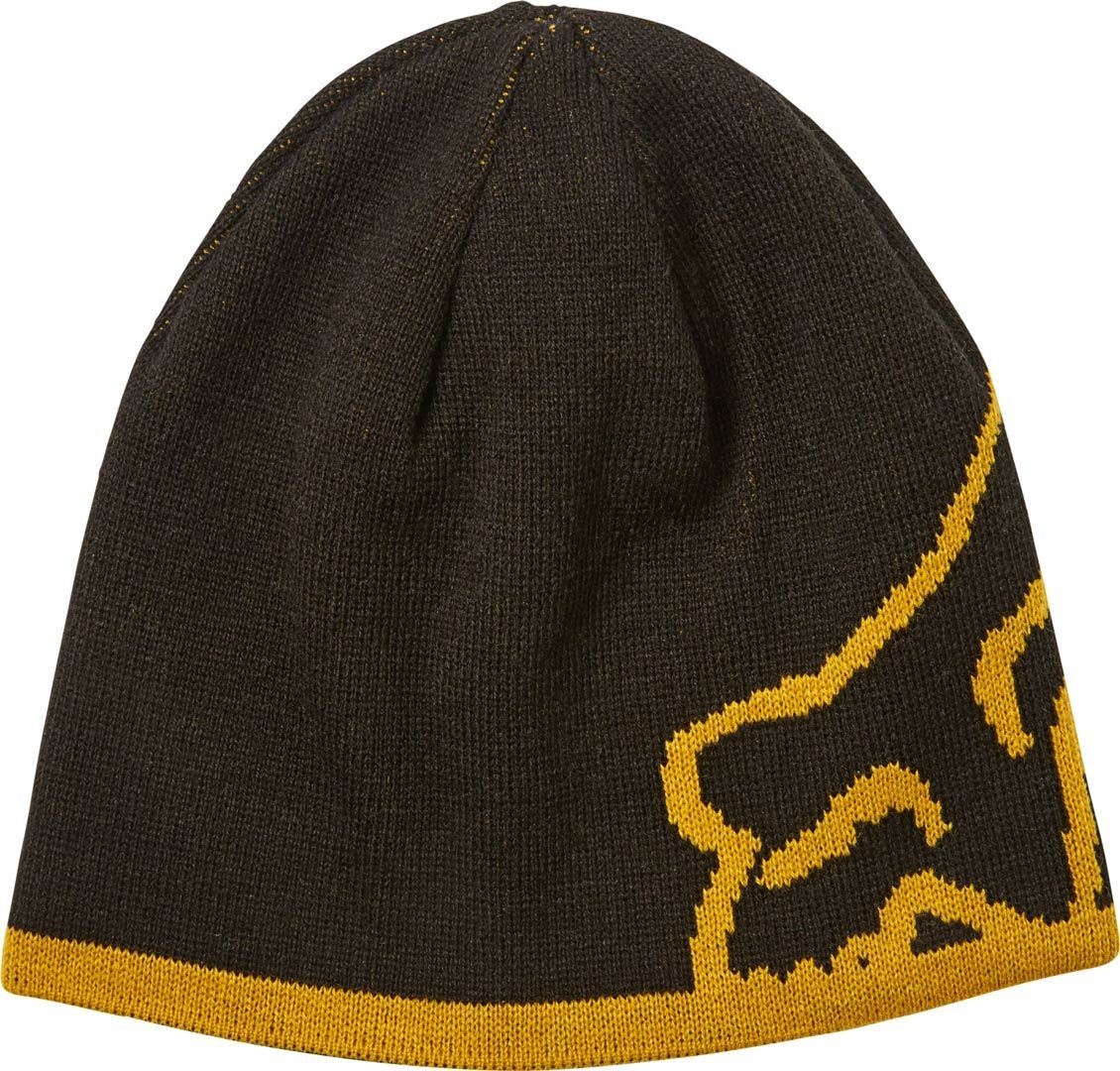 FOX Streamliner Beanie Noir Jaune unique taille