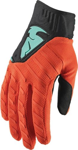 Thor Rebound S9 Motorcross Handschoenen Zwart Oranje Xs thor kopen in de aanbieding