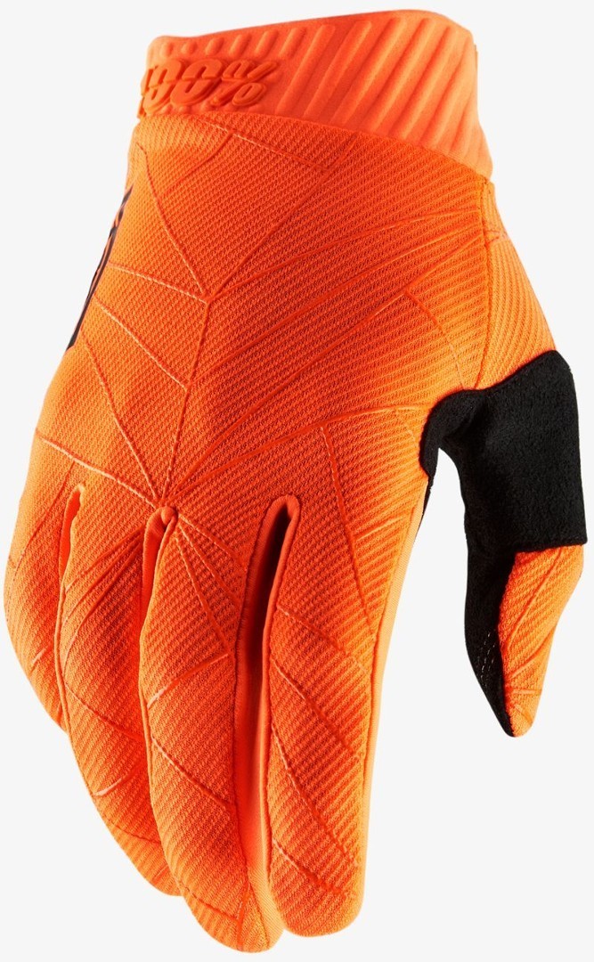 100% Ridefit Gants Noir Orange S