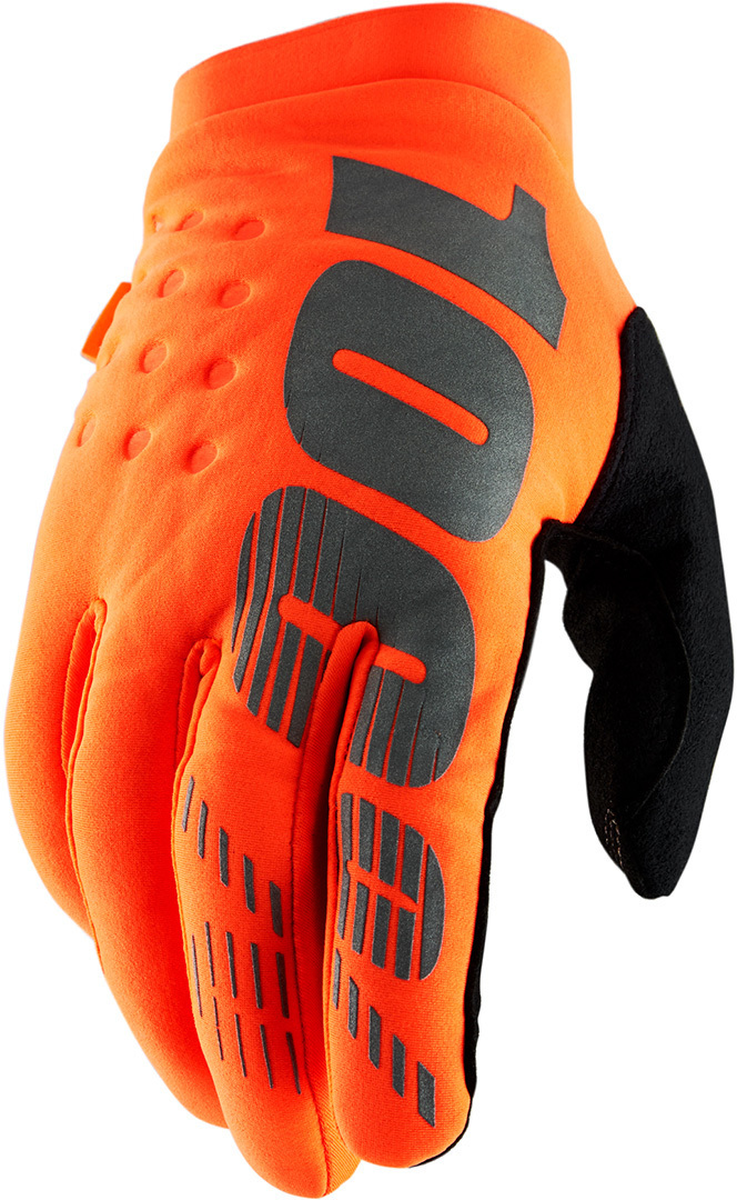 100% Brisker Gants Orange S