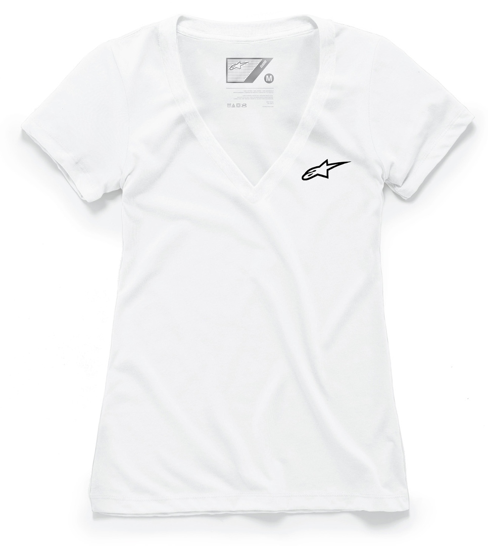 Alpinestars Ageless V-Neck T-Shirt femme Blanc XS
