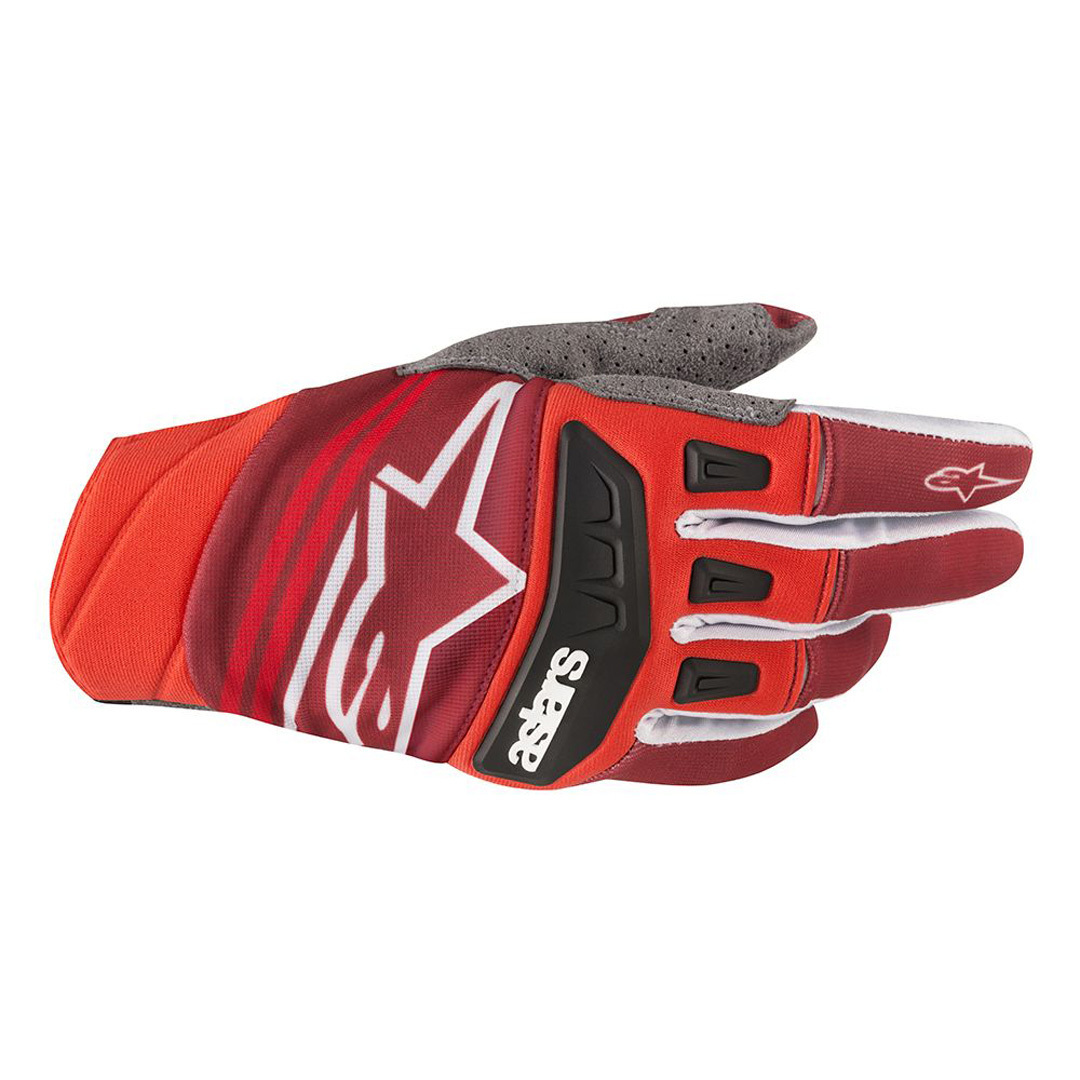 Alpinestars Tech Star Gants de Motocross Blanc Rouge 2XL
