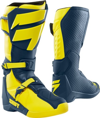 Shift Whit3 Motocross Boots Blauw Geel 49 shift kopen in de aanbieding Shift Whit3 Motocross Boots Blauw Geel 49 shift kopen in de aanbieding