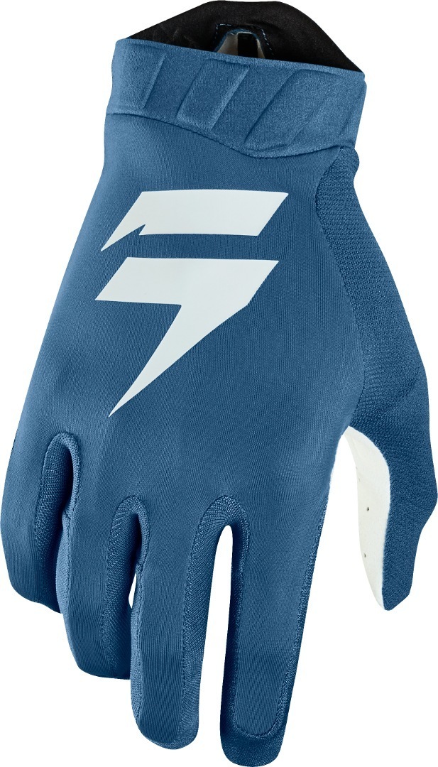 Image of Shift 3LACK Air Gants de motocross Blanc Bleu 2XL