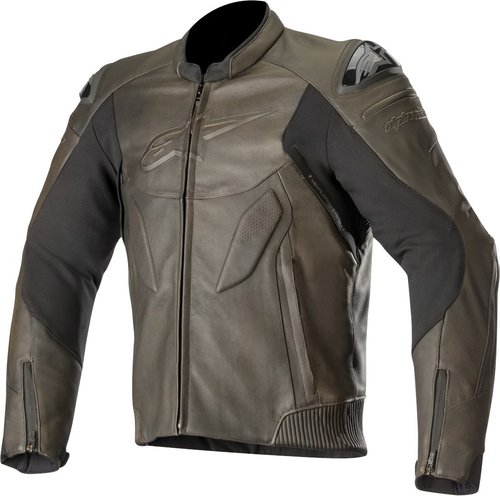 Alpinestars Caliber Motorfiets Lederen Jas Bruin 60 alpinestars kopen in de aanbieding