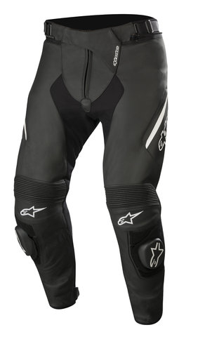 Alpinestars Missile V2 Lederen Broek Zwart Wit 56 alpinestars kopen in de aanbieding