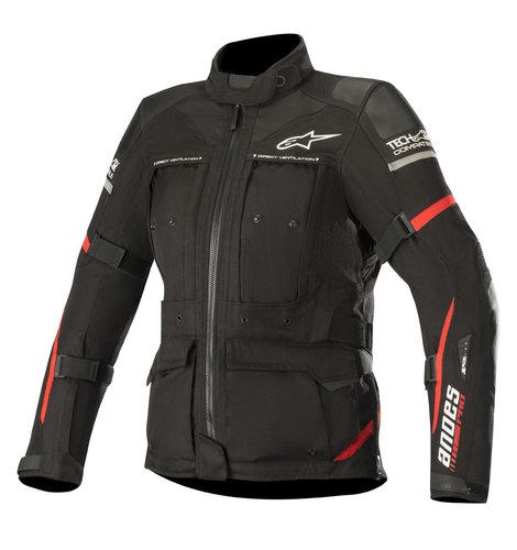 Alpinestars Stella Andes Pro Drystar Tech Air Dames Motorfiets Text Zwart Rood alpinestars kopen in de aanbieding