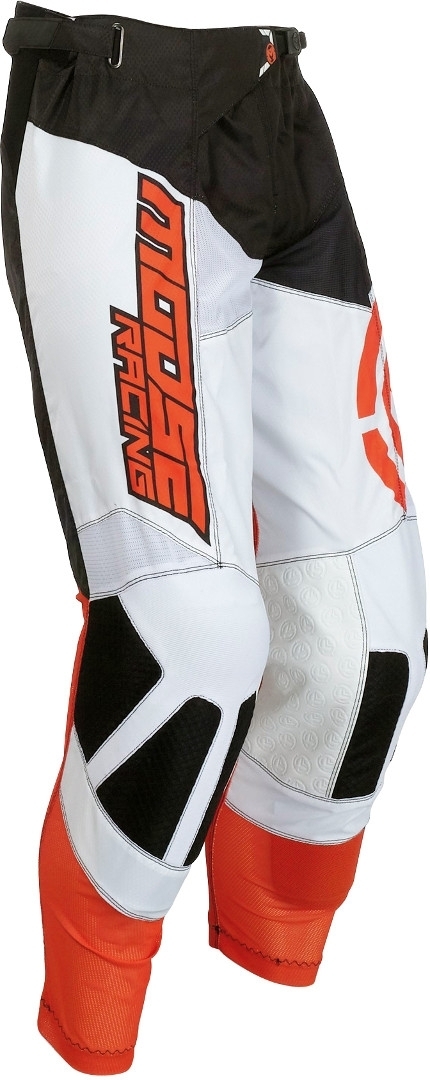 Moose Racing M1 Pantalon de motocross Noir Blanc Orange 28