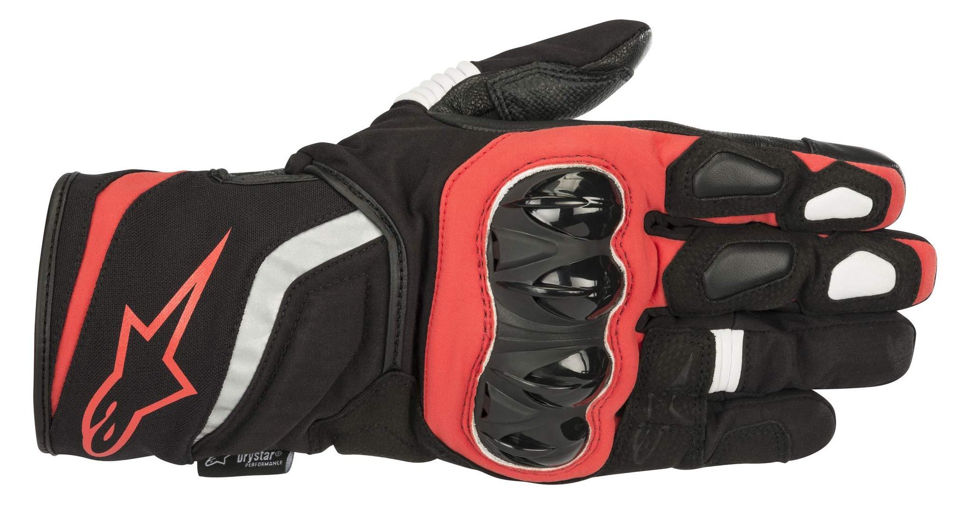 Alpinestars T-SP Gants textiles de moto Noir Rouge S