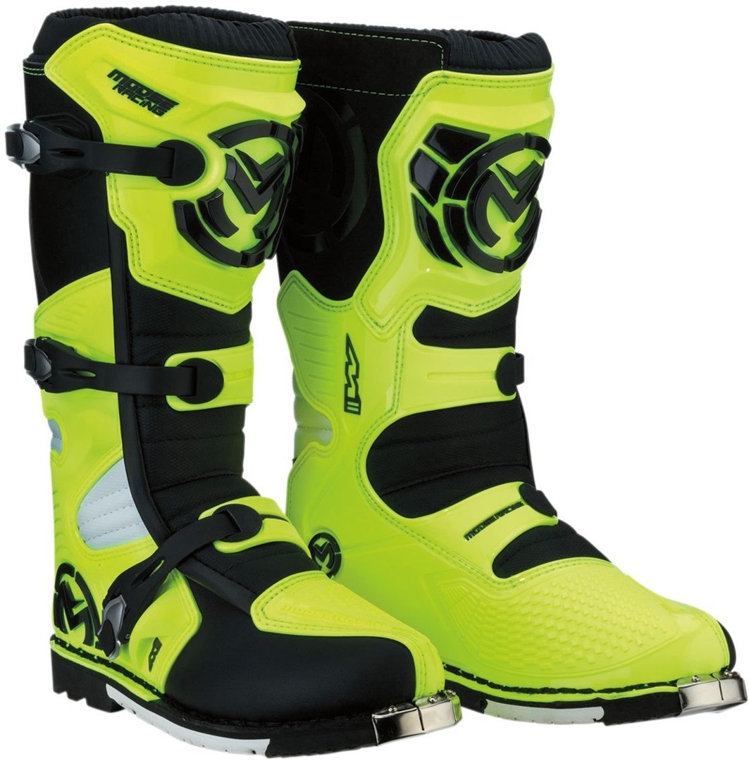 Moose Racing M1-3 MX Sole Bottes de motocross Noir Jaune 44