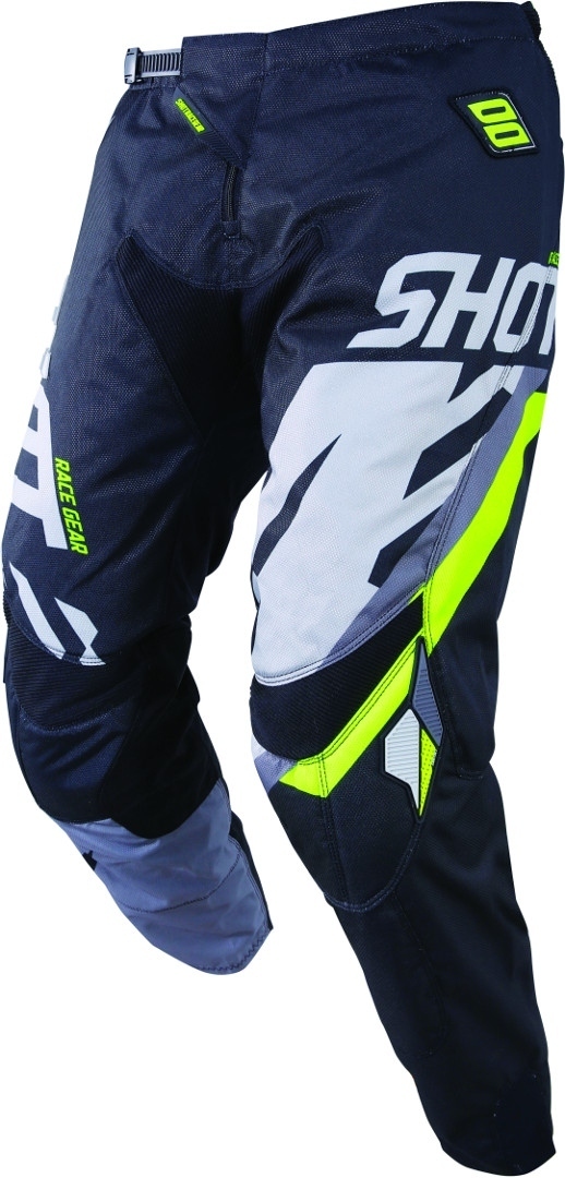 Shot Contact Score Pantalon de motocross Noir Jaune 32