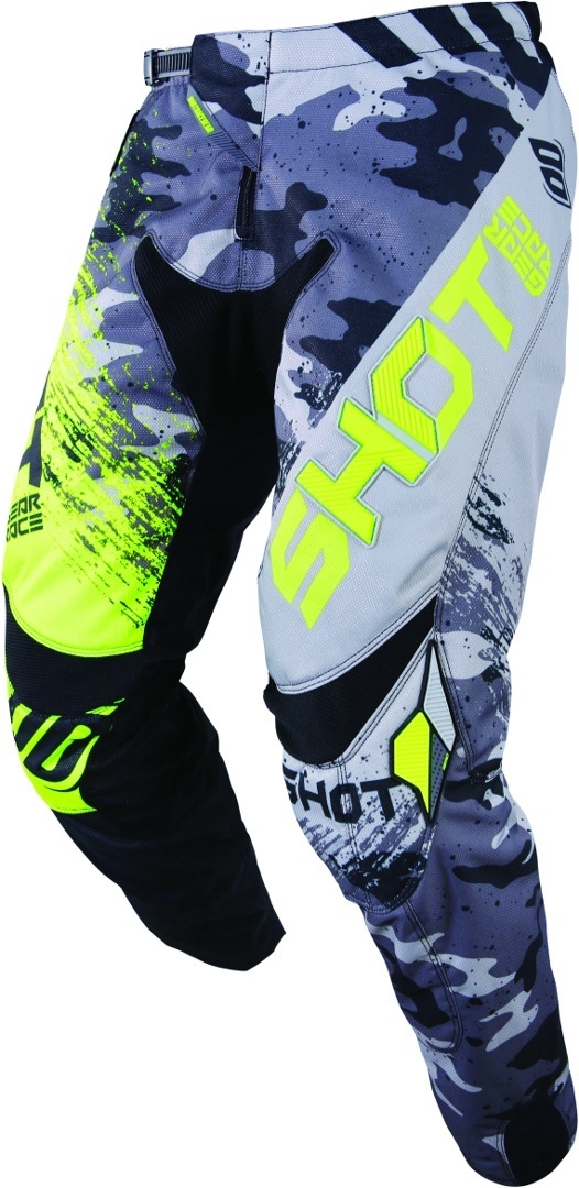 Shot Contact Counter Pantalon de motocross Gris Jaune 28