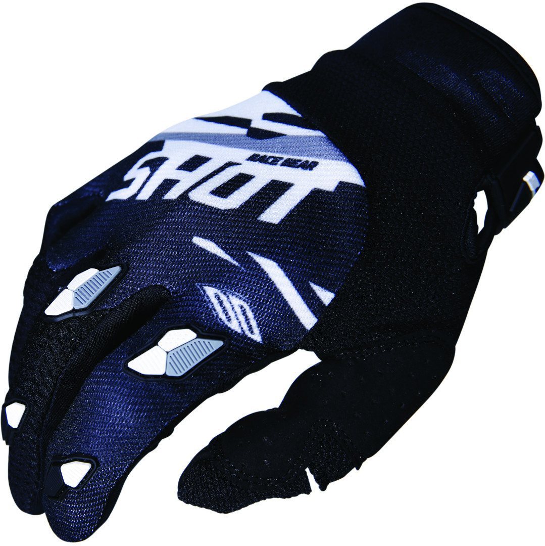 Shot Contact Score Gants de motocross Noir Blanc M L