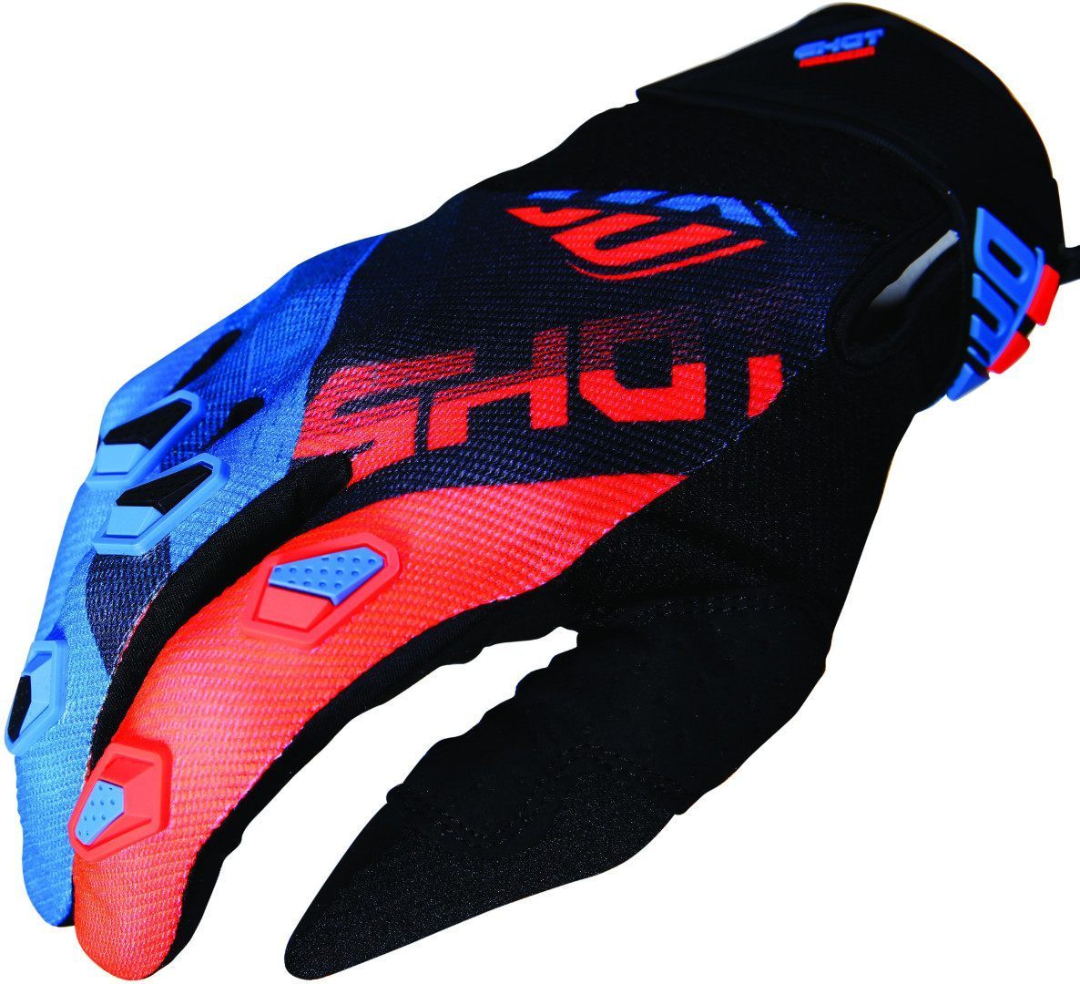 Shot Devo Ultimate Gants de motocross Bleu Orange M L