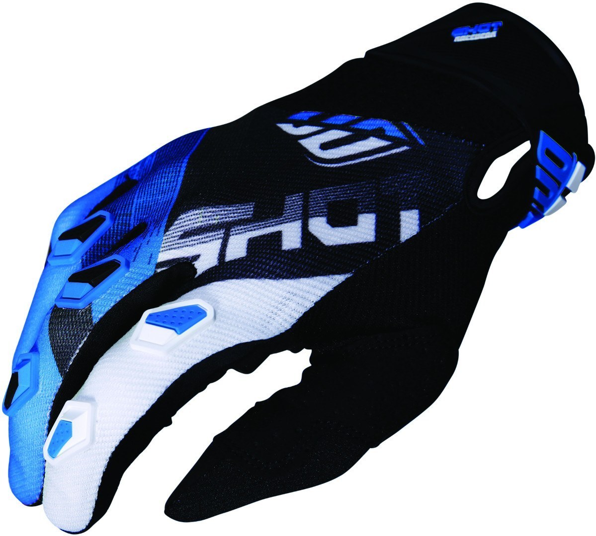 Shot Devo Ultimate Gants de Motocross enfants Noir Bleu M