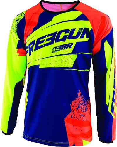 Freegun Devo Hero Kinderen Motocross Jersey Blauw Geel Xl freegun kopen in de aanbieding Freegun Devo Hero Kinderen Motocross Jersey Blauw Geel Xl freegun kopen in de aanbieding
