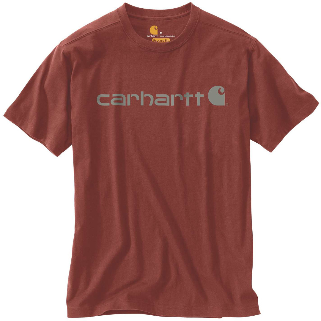 Carhartt EMEA Core Logo Workwear Short Sleeve T-Shirt T-Shirt Brun XS