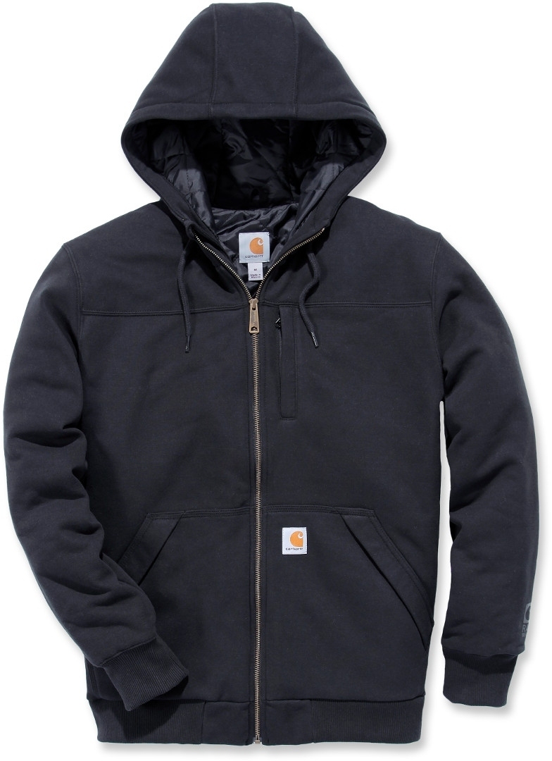 Carhartt Rockland Quilt-Lined Full-Zip Hooded Sweat-shirt Noir S