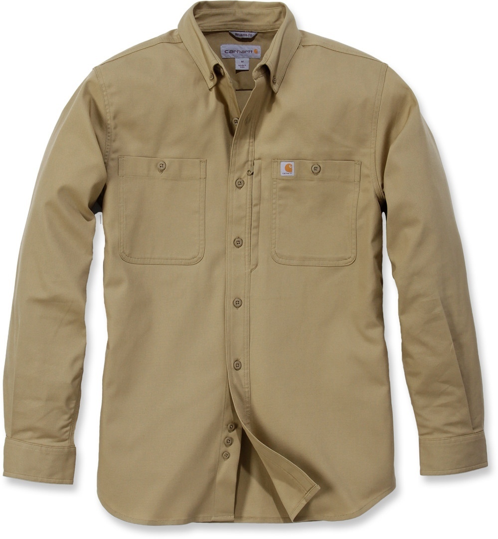 Carhartt Rugged Professional Work Long Sleeve Shirt Chemise à manch... Vert Brun S