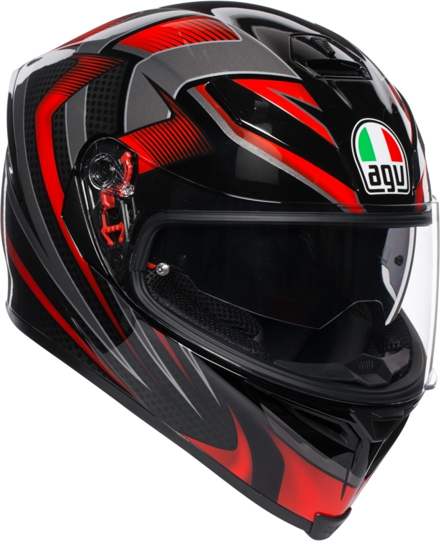 AGV K-5 S Hurricane 2.0 Casque Noir Rouge M L