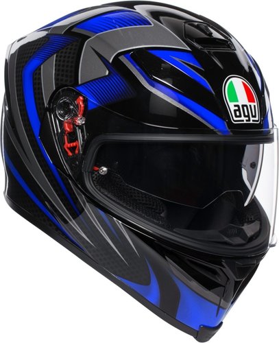 Agv K 5 S Hurricane 20 Helm Zwart Blauw Xs agv kopen in de aanbieding