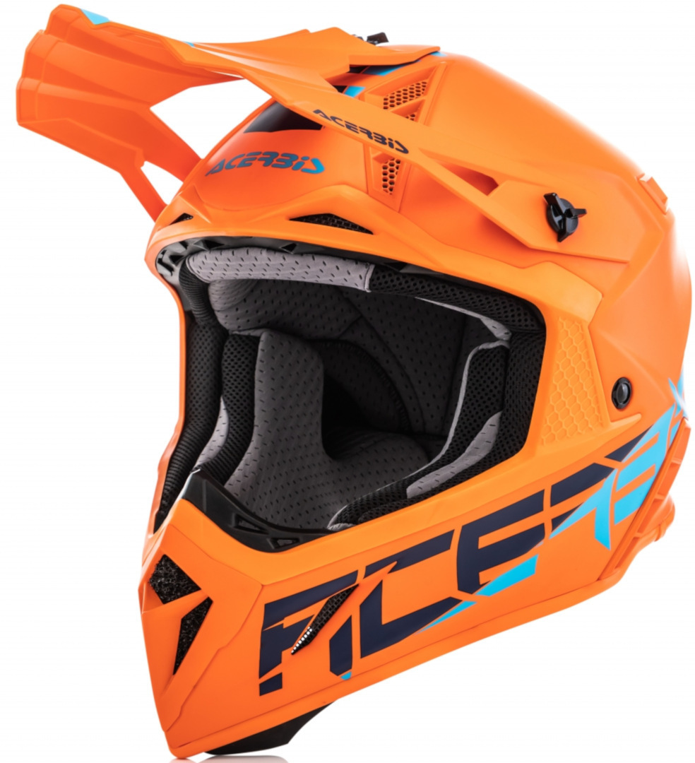 Image of Acerbis Steel Carbon Casque Motocross Orange XL