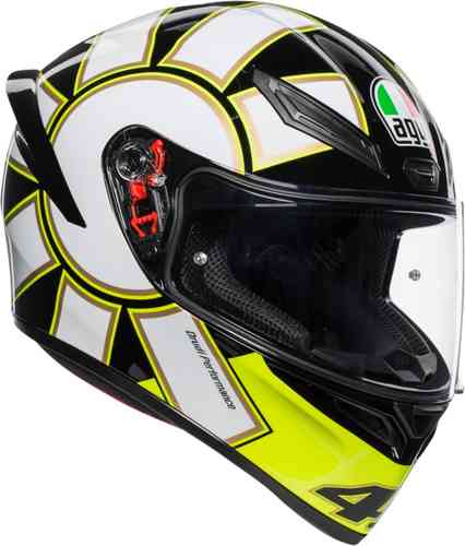 Agv K 1 Gothic 46 Helm Zwart Wit Geel Xl agv kopen in de aanbieding Agv K 1 Gothic 46 Helm Zwart Wit Geel Xl agv kopen in de aanbieding