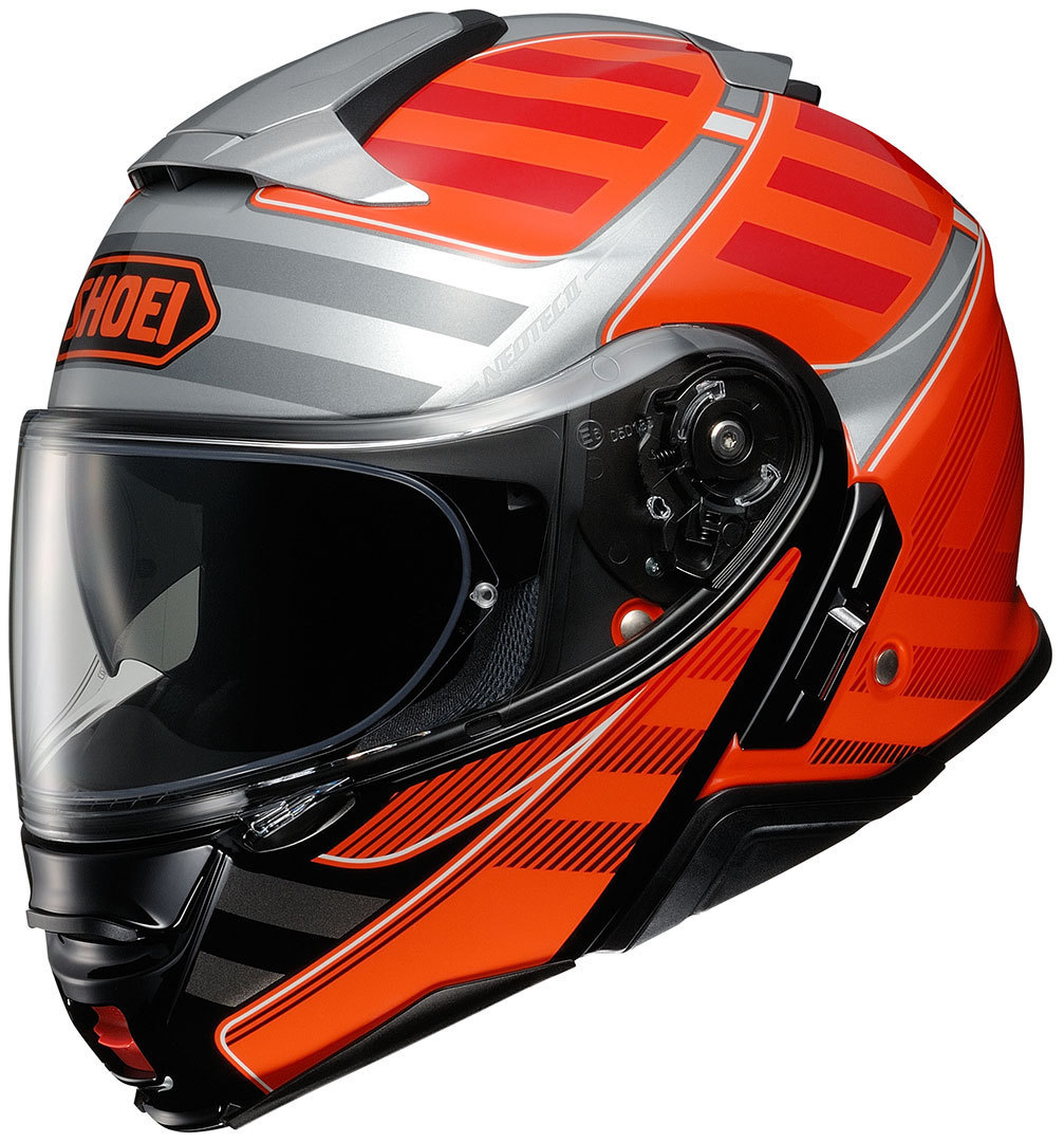 Shoei Neotec II Splicer Casque Noir Orange S