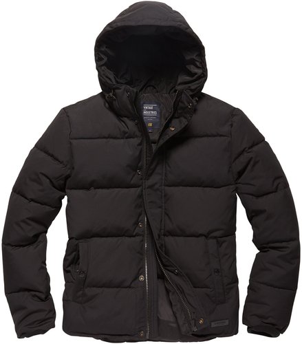 Vintage Industries Lewiston Jas Zwart vintage industries kopen in de aanbieding Vintage Industries Lewiston Jas Zwart vintage industries kopen in de aanbieding