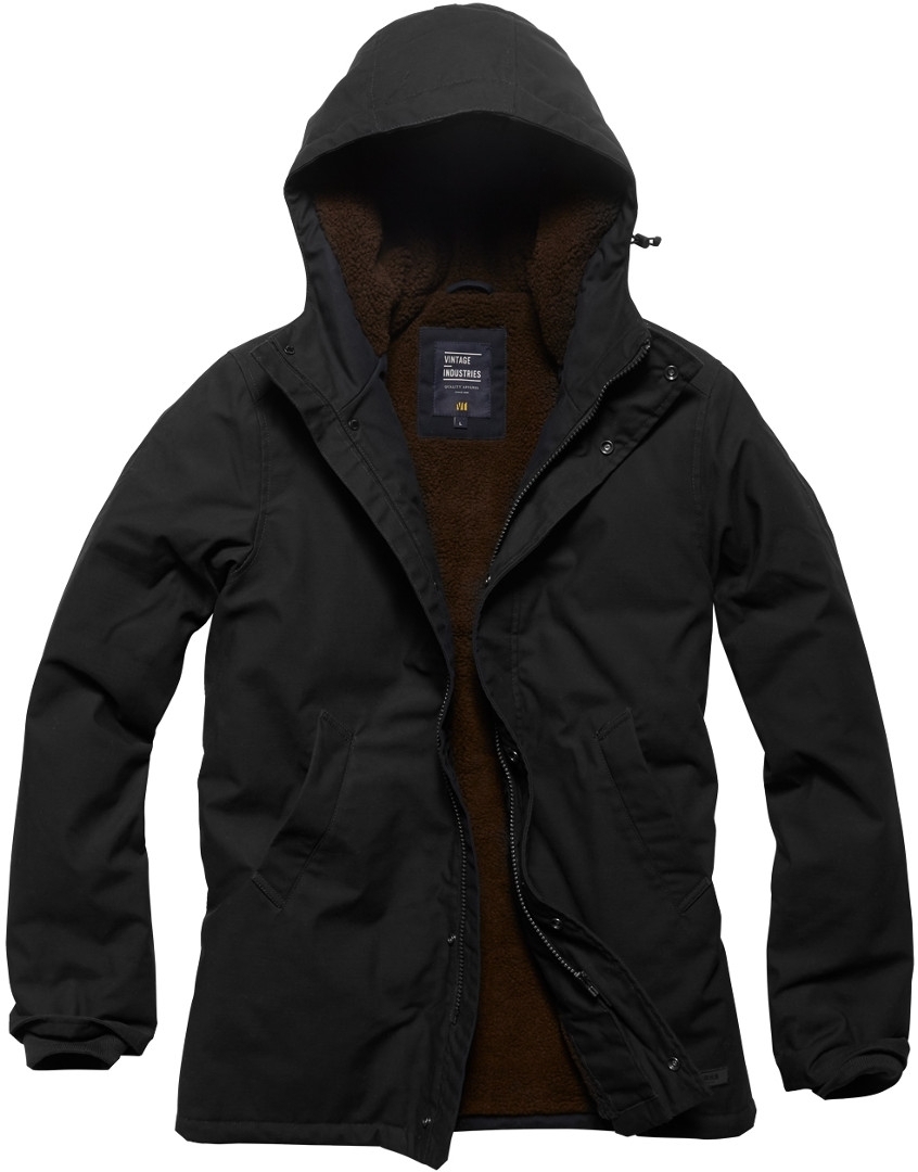 Vintage Industries Killick Parka Noir S