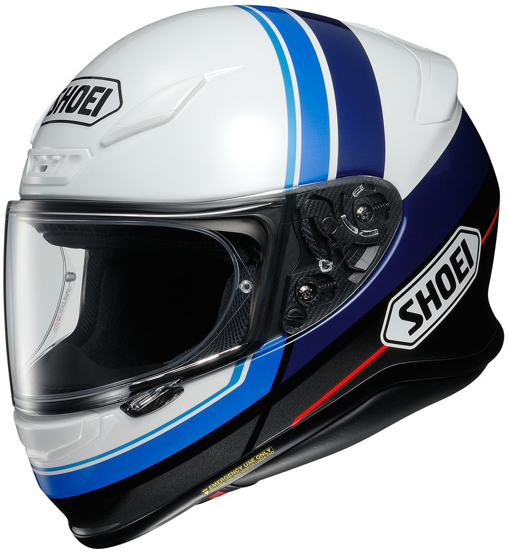 Shoei NXR Philosopher casque Noir Blanc Bleu XS