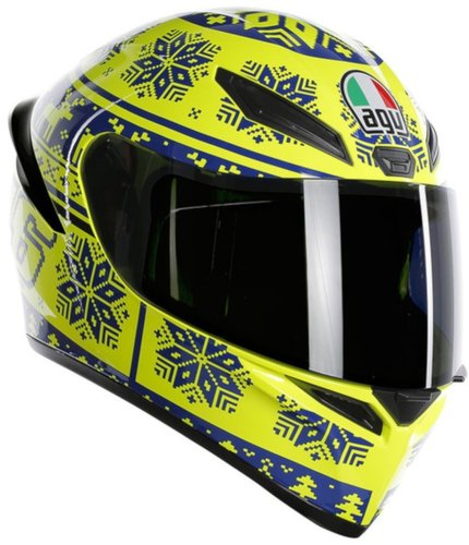 Agv K 1 Winter Test 2015 Helm Blauw Geel Xl agv kopen in de aanbieding