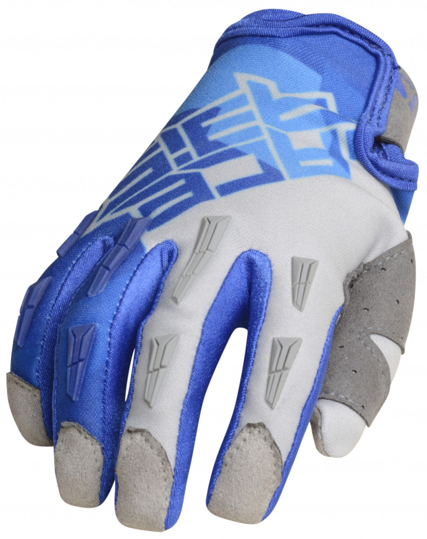 Acerbis X-K Gants Motocross enfants Gris Bleu M