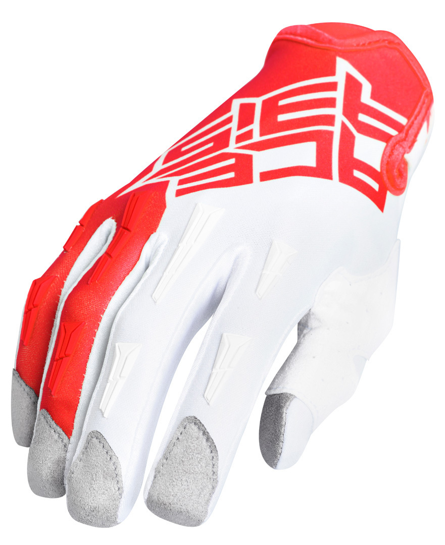 Acerbis X-K Gants Motocross enfants Blanc Rouge XS