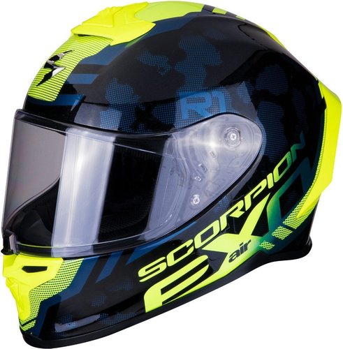 Scorpion Exo R1 Air Ogi Helm Zwart Geel scorpion kopen in de aanbieding Scorpion Exo R1 Air Ogi Helm Zwart Geel scorpion kopen in de aanbieding